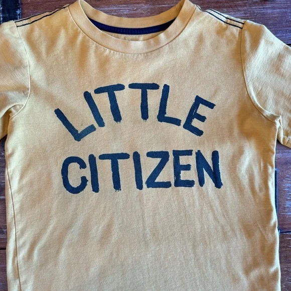 Tea Collection Mustard 'Little Citizen' Tee - Picture 2 of 9